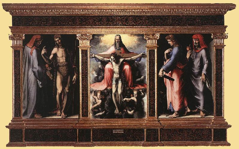 BECCAFUMI, Domenico Trinity fgj France oil painting art